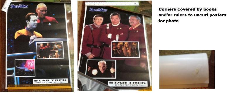 2 Star Trek Generations Posters - Shreddies $30 or obo