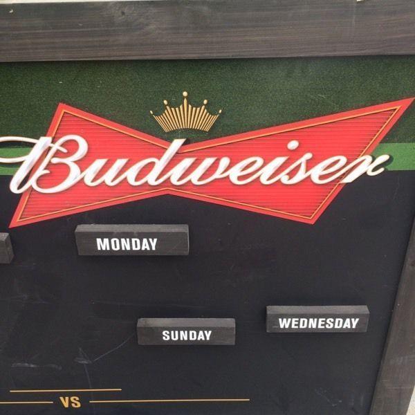 Budweiser Sign