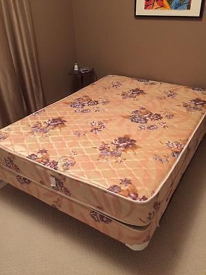Double Bed with Box Spring and Frame