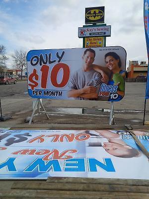 NEW LOW PRICEPostcard Portable sign franchise For Sale