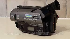 Wanted: Hi8 or 8mm Camcorder Video Camera WANTED