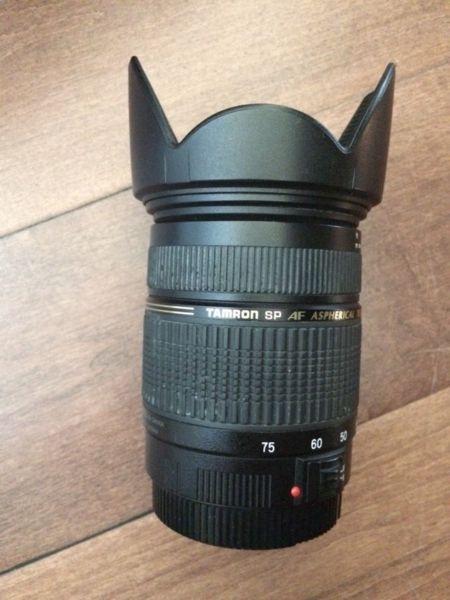 Tamron 28-75 F2.8 lens, canon mount