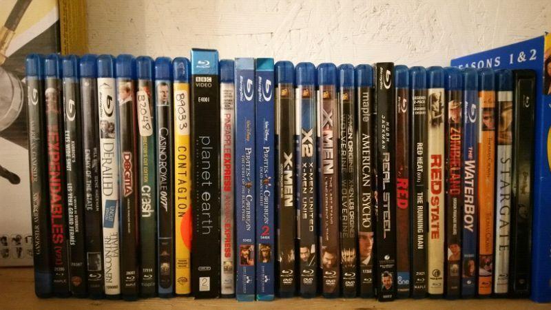 Blurays, DVDs, PS3 and Xbox 360 games