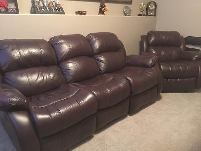 Leather Couch and chair set