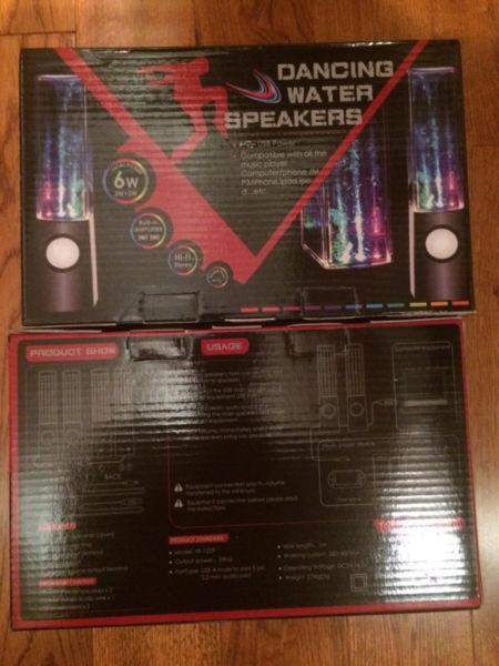 8 brand new water speakers