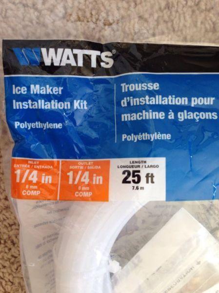 Ice maker installation kit for sale
