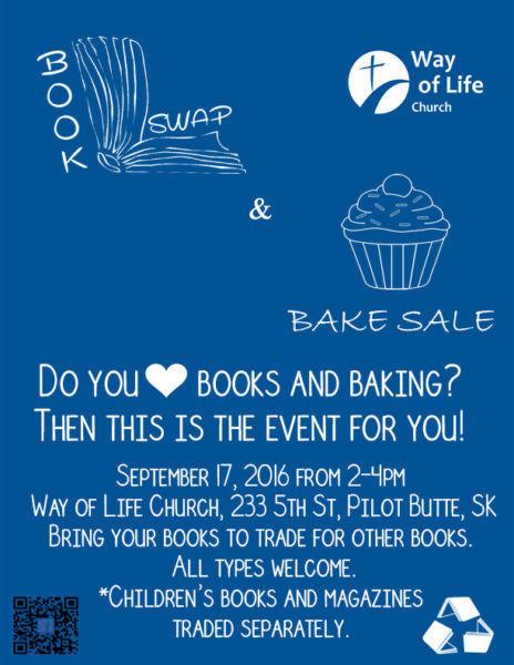 Book Swap and Bake Sale