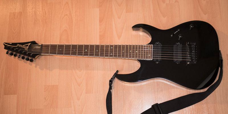 Ibanez 7 String Guitar w/ John Petrucci Pickups