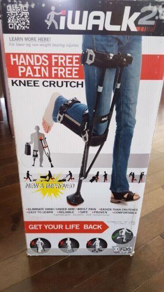 Hands free knee crutch iWalk 2.0