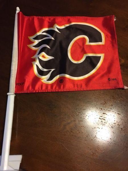 Calgary Flames car flag