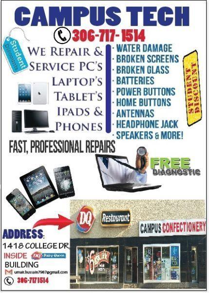 cell phone and laptops repairs. (one stop solution )