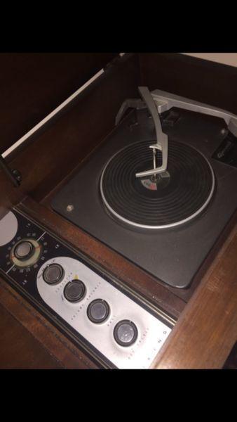 Cabinet record player