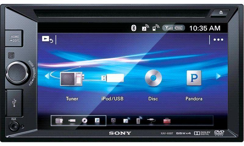 Sony 6.2 inch touchscreen cd/dvd player