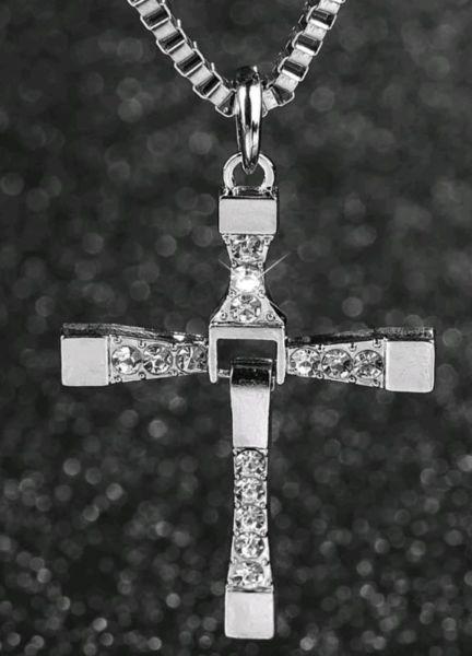 SILVER CROSS CHAIN ( PRICE REDUCED )