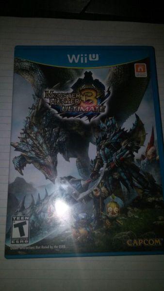 Monster Hunter 3 Ultimate Wii U (Need gone asap)