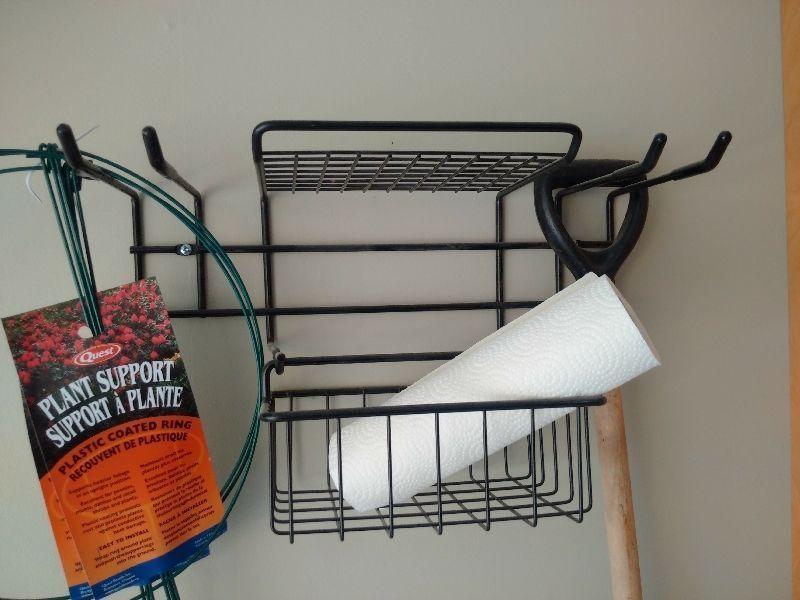 Garden Rack, Shelf, Hooks - 2 available