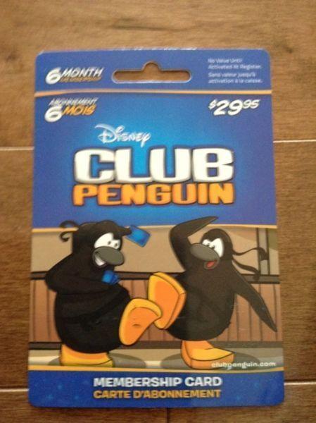 Club Penguin Card