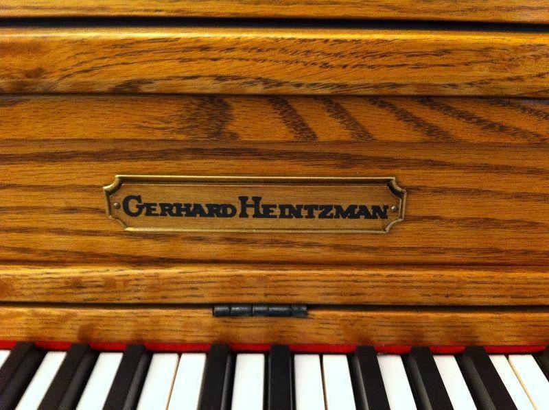 Gerhard Heintzman Oak Piano