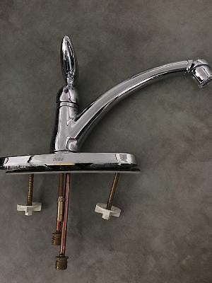Delta single handle chrome kitchen faucet