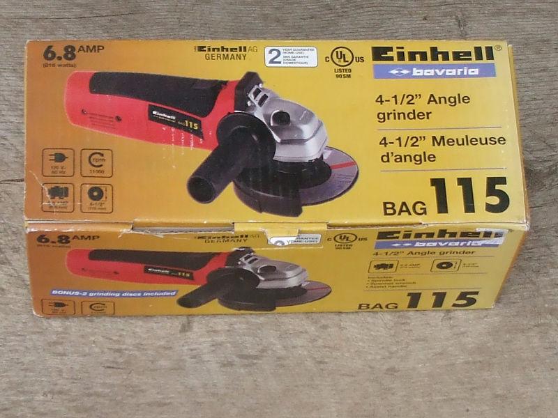 einhell angle grinder