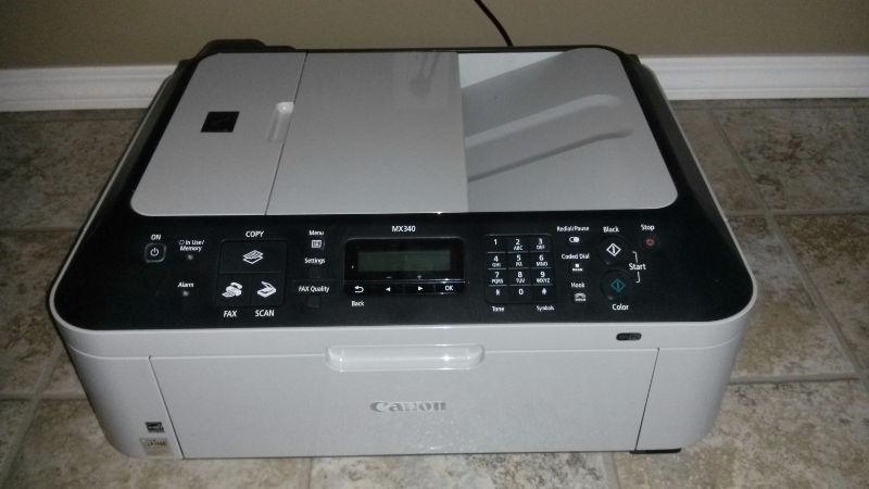Canon MX340 All-in-One Color Printer/Scanner/Fax machine