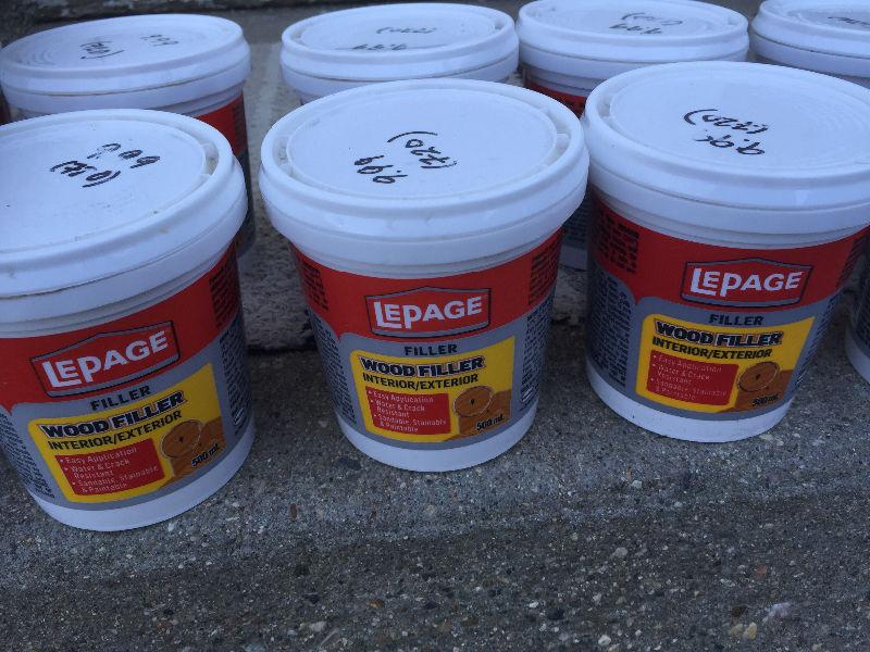 12 Bottles Of LEPAGE Wood Filler 500 ml