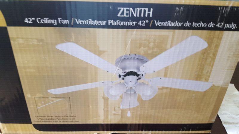 New ceiling fan
