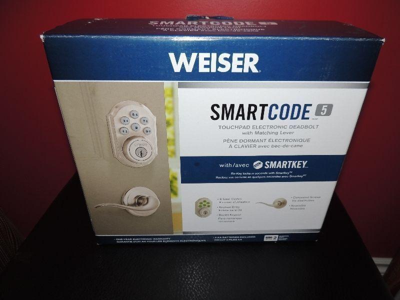 Weiser Touchpad Deadbolt with Lever - RETAIL - $200