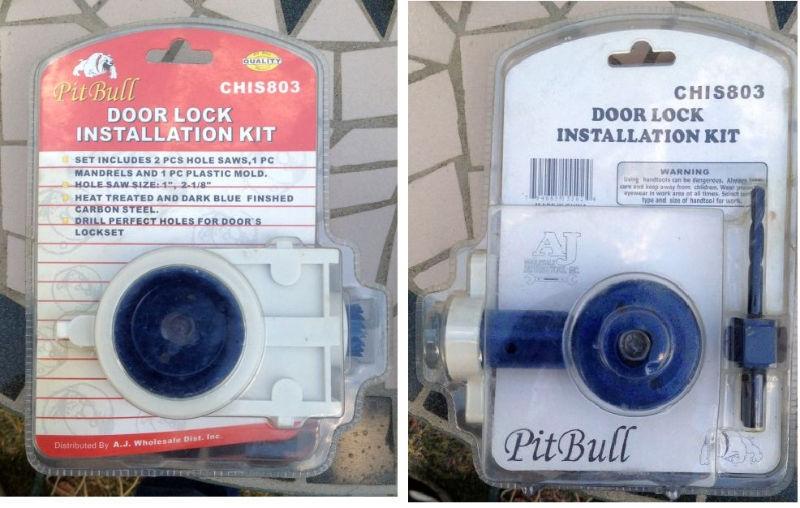 Pitbull Door Lock Installation Kit (NEW in package)