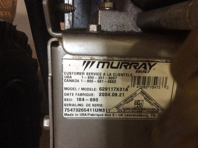 2004 Murray Select Snow Blower