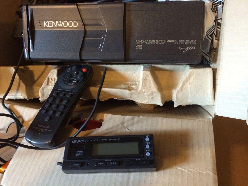 Kenwood 10 disc cd changer for auto