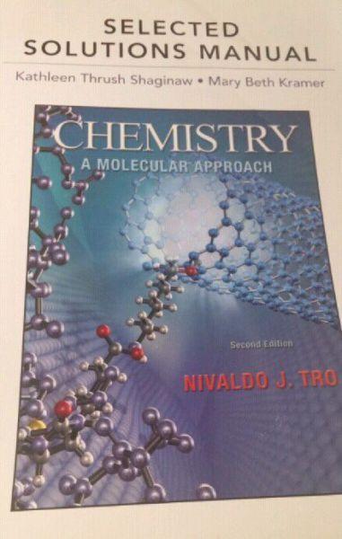 Solutions manual for Chem 112 textbook