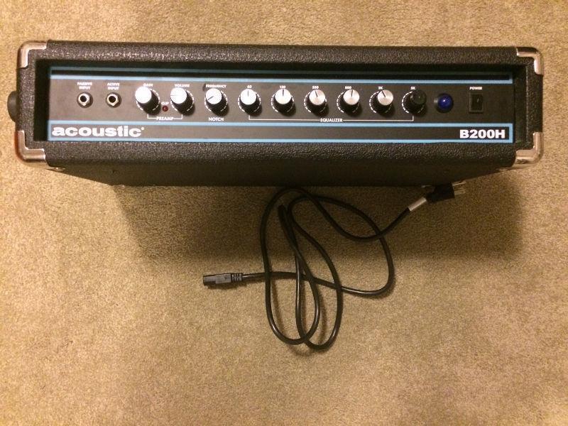 Acoustic Bass Amp B200H $180 OBO works great