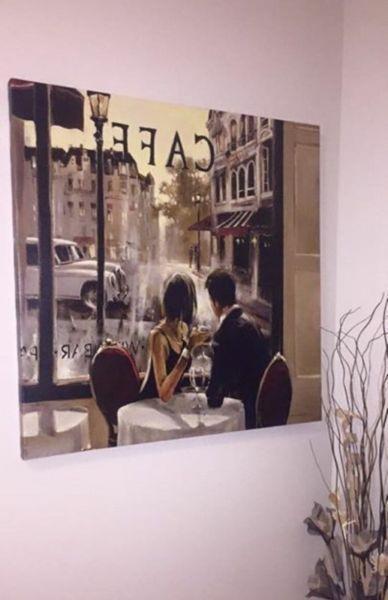 Cafe bistro style painting