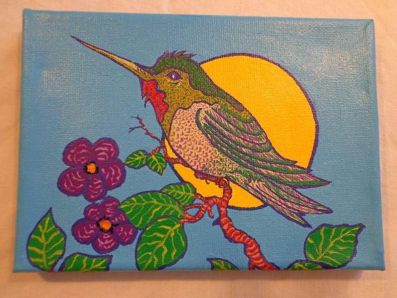 HUMMINGBIRD Painting