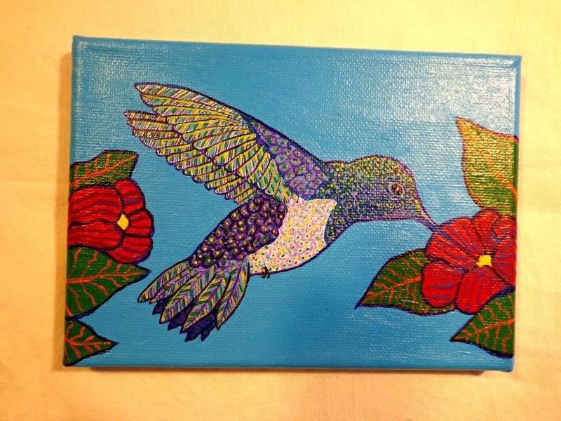 HUMMINGBIRD Painting