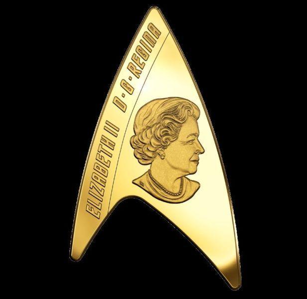 RARE! Star Trek PURE GOLD DELTA coin (2016-RCM)