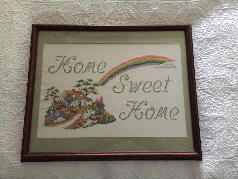 Home Sweet Home needle point