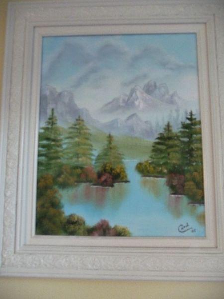 OIL PAINTING WITH FRAME