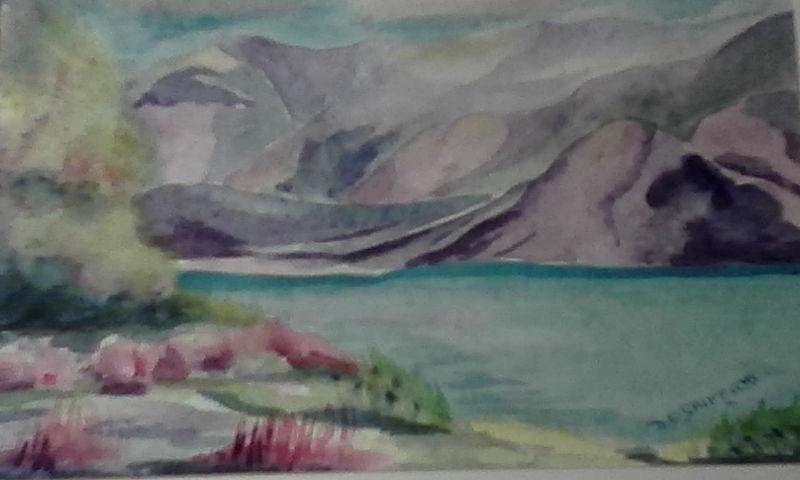 32 Rare Canada Landscape Watercolor orig,signd Dorothy Griffiths