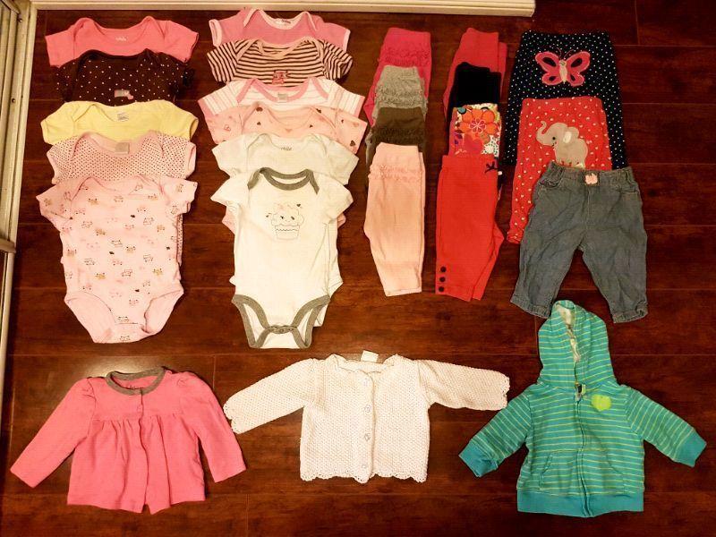Girl's 3 months clothing lot