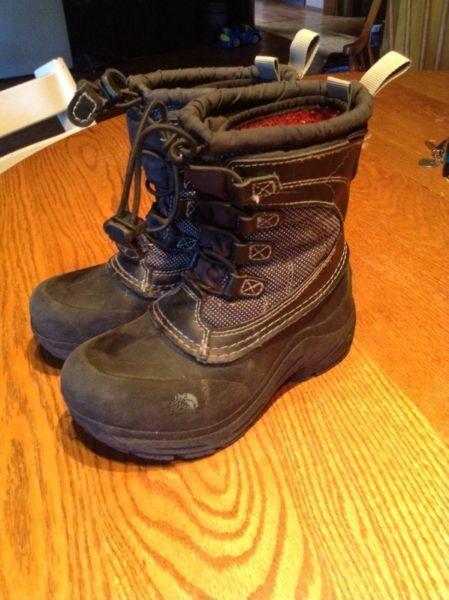 Boys size 12 North Face Winter boots