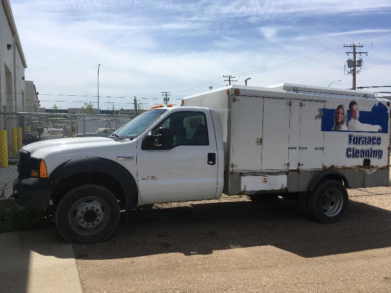 2007 F450 Caddy Vac Furnace and Duct cleaning Truck