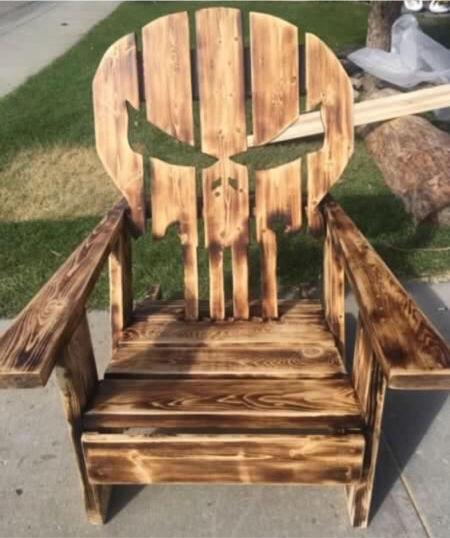 Halloween Skull Chair