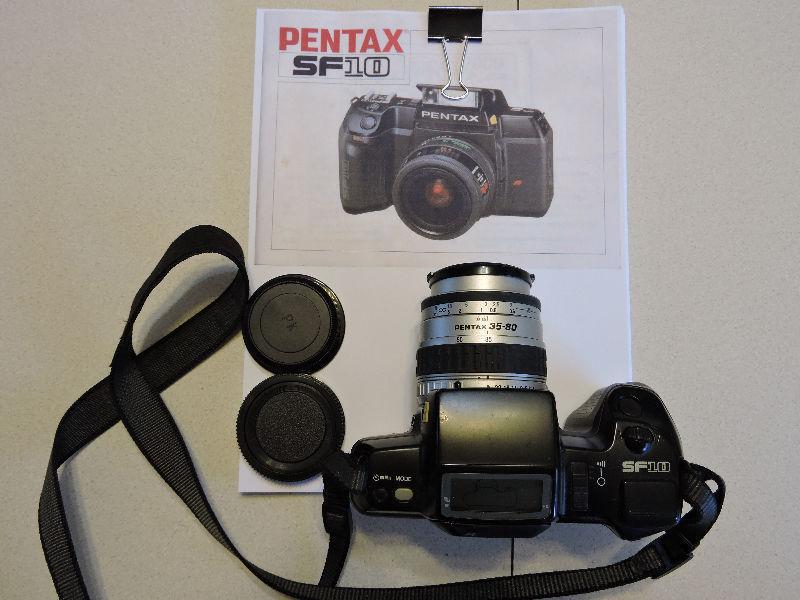 Pentax SF10 35mm FILM camera - great condition