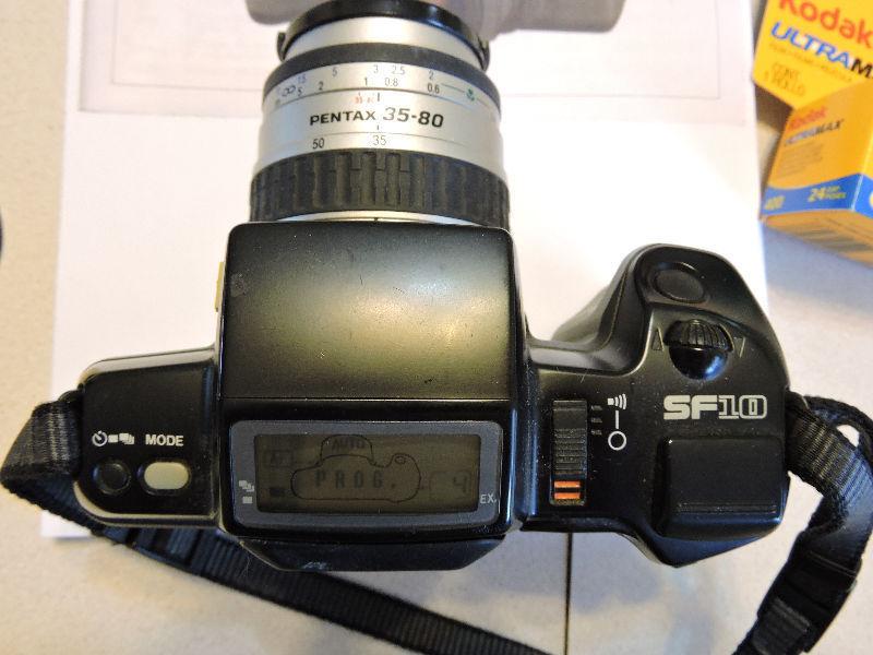 Pentax SF10 35mm FILM camera - great condition