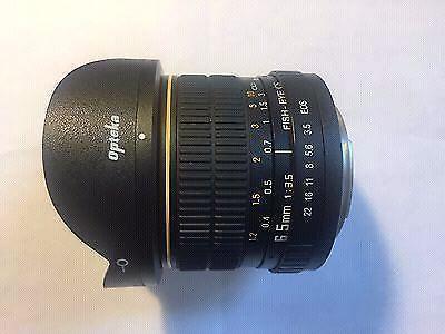 Canon mount 6.5 mm fisheye lens