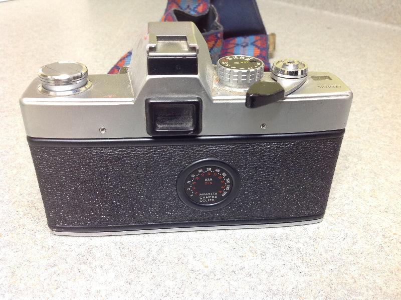 Vintage Minolta film camera
