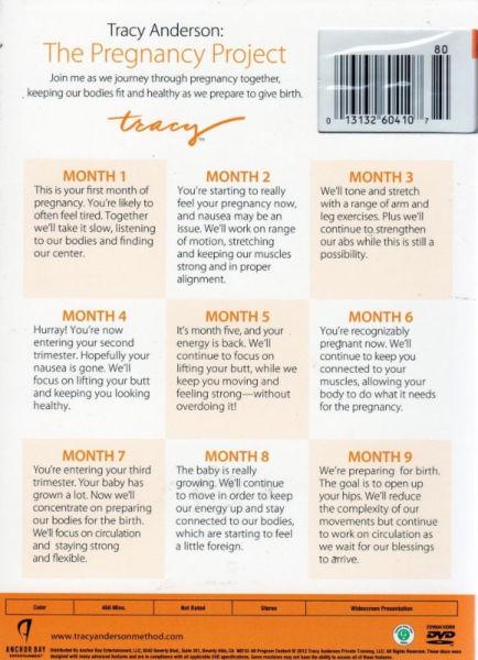 Tracy Anderson Pregnancy Project DVDs