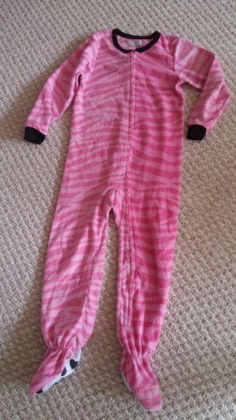 6T Girl footed pyjamas